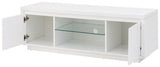 Arctic High Gloss LED Large TV Unit-White