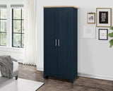 Harper 2 Door Wardrobe - Navy