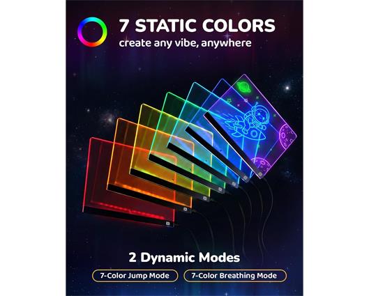 Light-Up LED Drawing Board for Kids