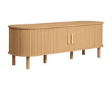 Axel Fluted Large TV Unit - Oak