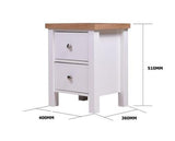 Astbury Nightstand with 2 Drawers
