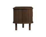 Axel Fluted TV Unit - Walnut