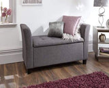 Vanessa Window Seat-Charcoal
