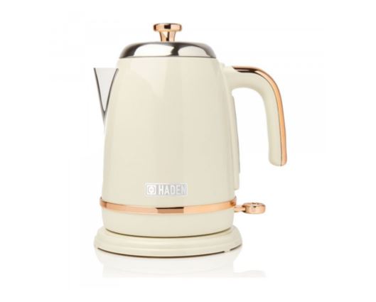 Haden Salcombe 1.7L Kettle Cream and Copper