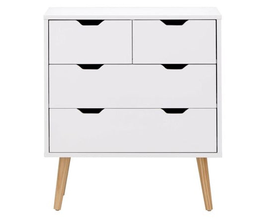 Nessi 2+2 Drawer Chest- White