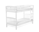 Ashbrook Solid Wood Bunk Bed White