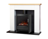 Chessington in White with Keston Stove