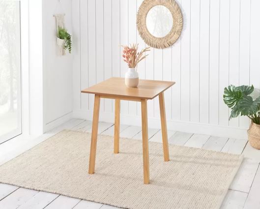 Stetson Sqaure Dining Table- Oak