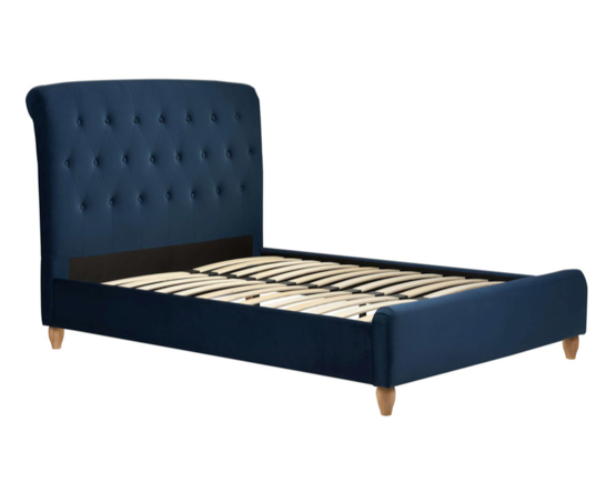 Bradley King Bed- Midnight Blue