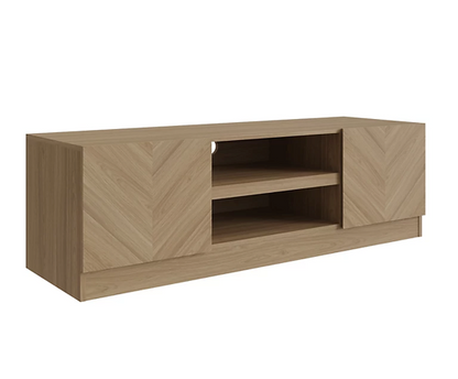 Ciaro 2 Door TV Unit- Euro Oak