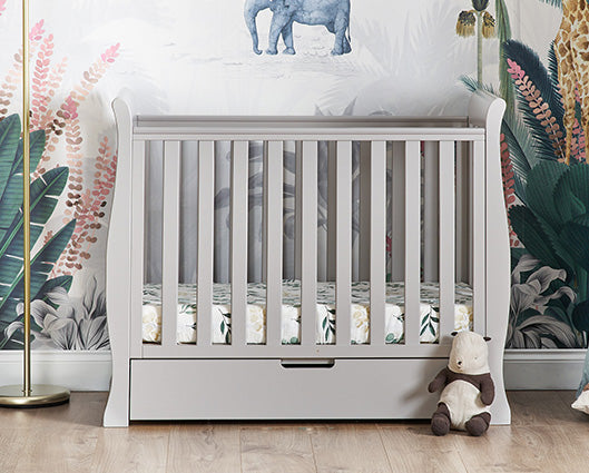 Seren Space Saver Cot - Warm Grey