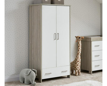 Nina 3 Piece Room Set - Grey Wash & White