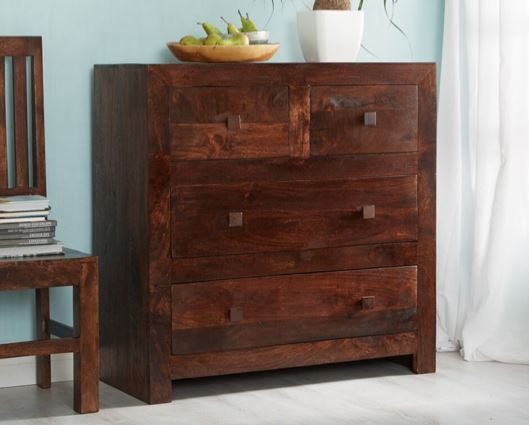 Sapeli 4 Drawer Dressing Chest