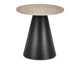 Elgon Coffee and Lamp Table Set Travertine Effect