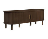 Axel Fluted TV Unit - Walnut