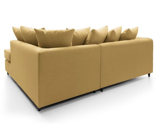 Daisy Right Hand Facing Corner Sofa - Mustard