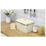 Swan Cream Retro Bread Bin