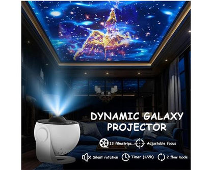Galaxy LED Star Projector 13 in 1 with 12 Film Discs