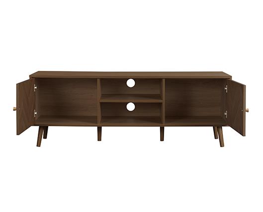 Herringford Large TV Unit - Walnut