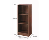 Medium Narrow Bookcase-Walnut