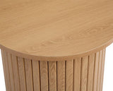 Axel Fluted Side Table - Oak