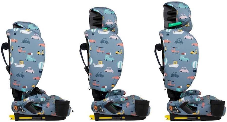On the Go i-size Travel Car Seat - Itchy Feet Sky