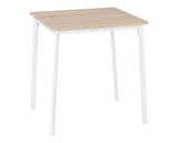 Rickson Small Dining Set - White/Light Oak Effect Veneer