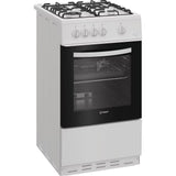 Indesit I5G1KMW Gas Single Cooker 50CM - 55L with Fast Boil