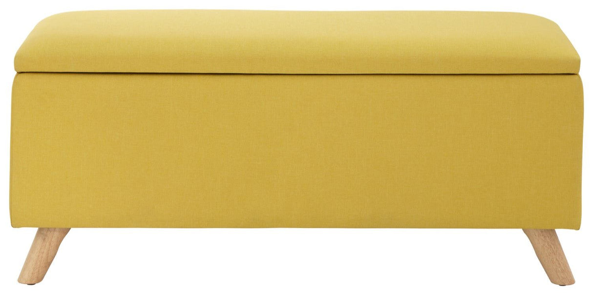 Scorento Ottoman Storage Unit-Mustard