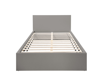 Oslo Double Bed- Grey