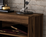 Edgeware 1 Door 2 Drawer Sideboard- Walnut & Black