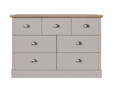 Kinsley 4+3 Drawer Chest- Grey