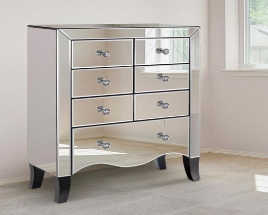 Vilmos 7 Drawer Mirrored Chest