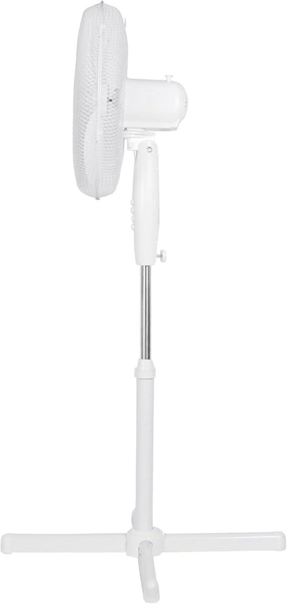 Igenix 16" Pedestal Fan White