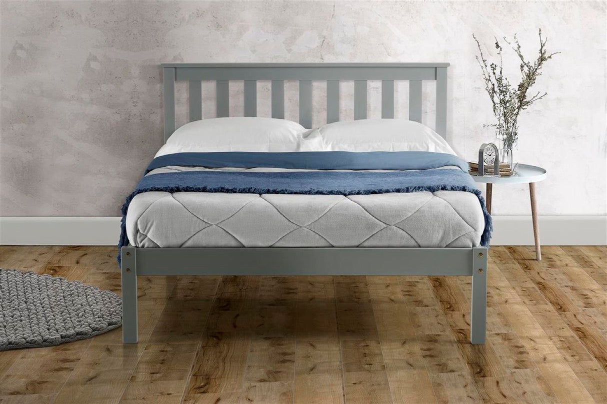 Denver King Bed - Grey