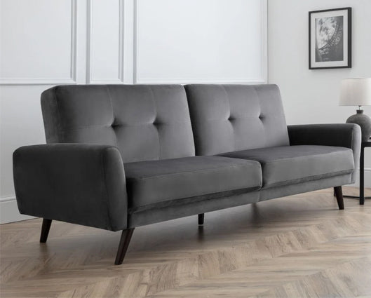 Moki Sofabed in Dark Grey Velvet