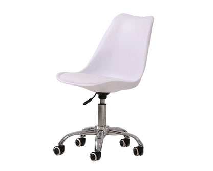 Okeli Swivel Office Chair White