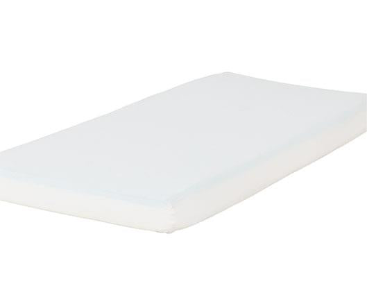 A white rectangular mattress cover shown at an angle on a plain white background.