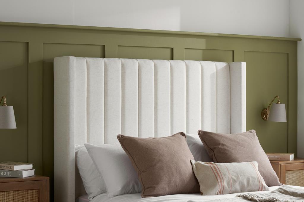 Maisey King Ottoman Bed - Cream