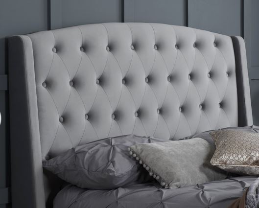 Brooklyn Super King Bed - Grey