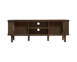 Axel Fluted Small TV Unit - Walnut