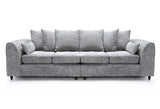Heidi 4 Seater Sofa - Light Grey