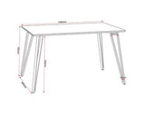 MARLOW DINING TABLE - WHITE MARBLE EFFECT
