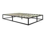 120CM SOHO METAL PLATFORM BED BLACK