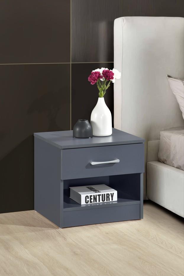 Highbury 3 Piece Bedroom Set - Dark Grey