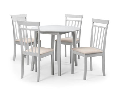 Cooper Grey Dropleaf Dining Set- 4 Seater