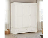 BORDEAUX 3 DOOR WARDROBE - IVORY