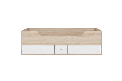 Camden Single Cabin Bed - White & Oak