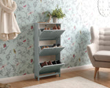 Ben 3 Tier Shoe Cabinet-Grey