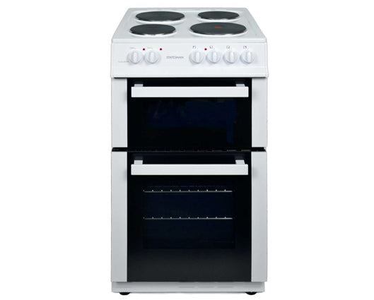 Statesman FUSION50W 50cm Twin Cavity Electric Cooker with Solid Plate Hob